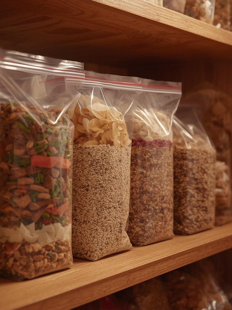 storage bags in action