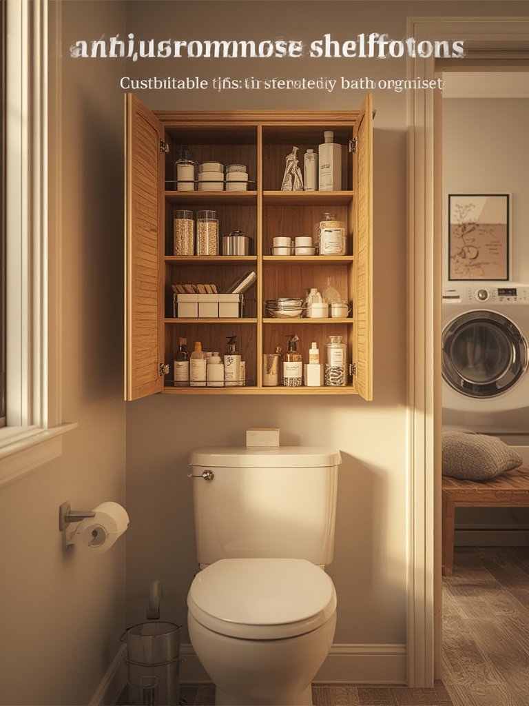 toilet cabinet in action