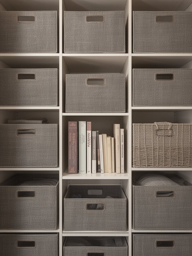 storage cubes in action