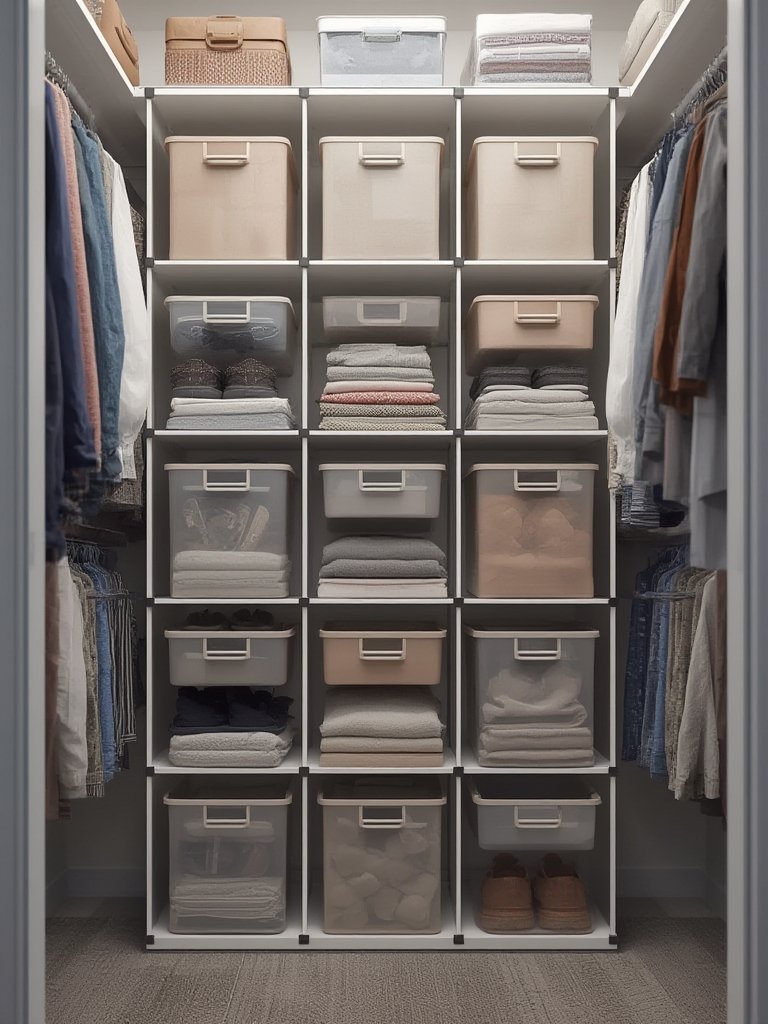 cube organizer in action