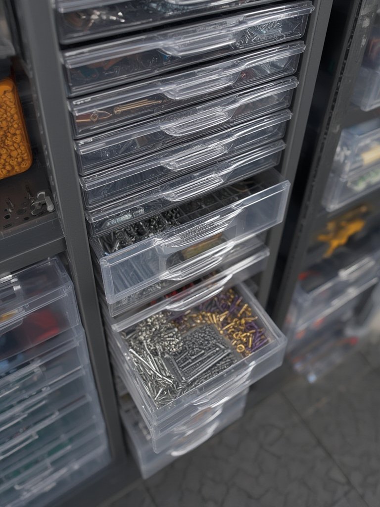 storage cabinet in action