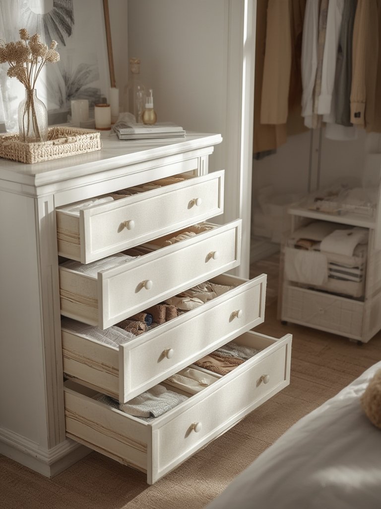 bedroom dresser in action