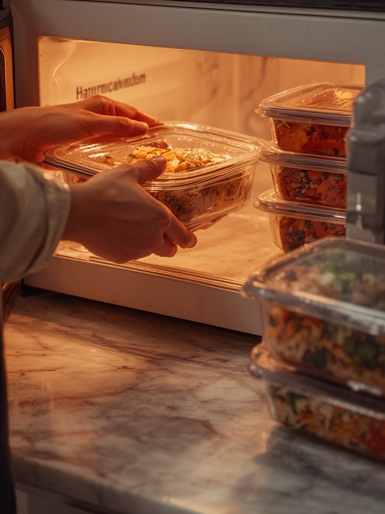 deli containers in action