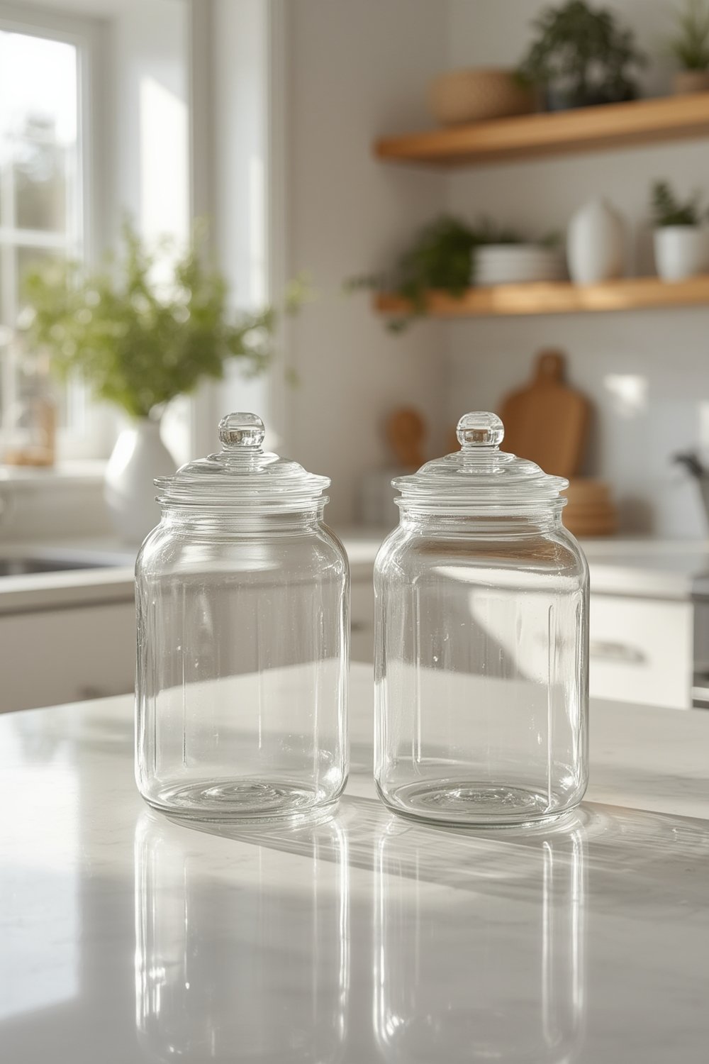 glass jars product view