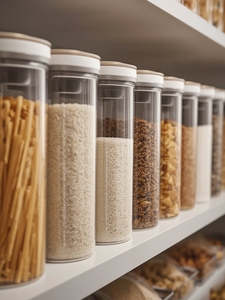 food containers in action