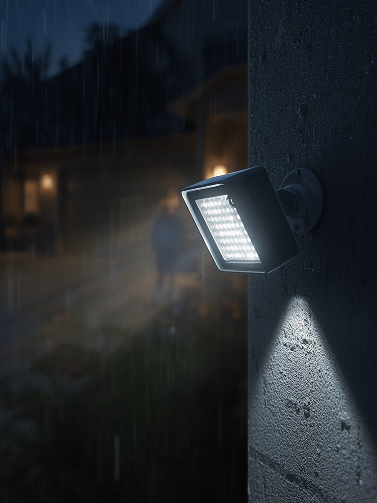 security camera in action