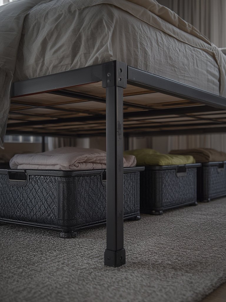 metal frame in action