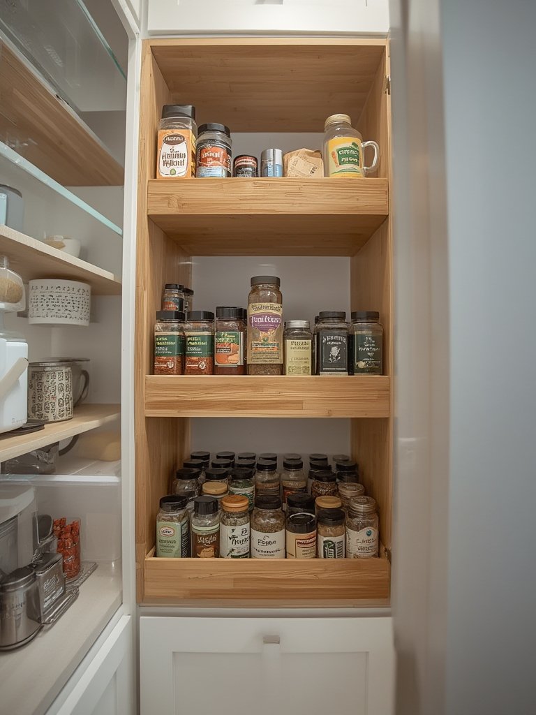 bamboo organizer in action