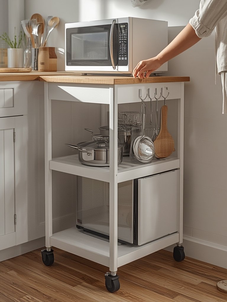 Kitchen Cart: 3 Ultimate Steps For Amazing Organization In 2026 2 kitchen cart in action