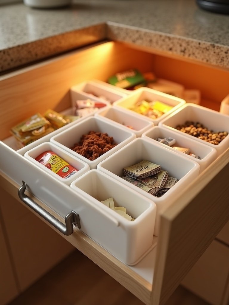 packet organizer in action