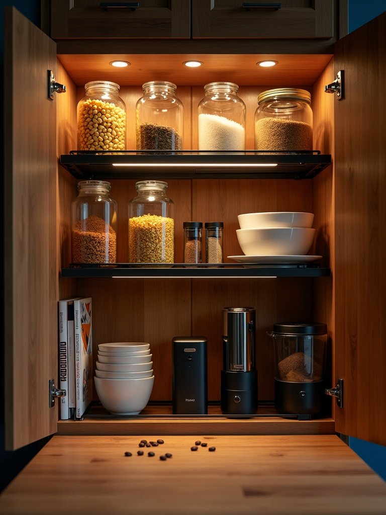 kitchen organizer in action