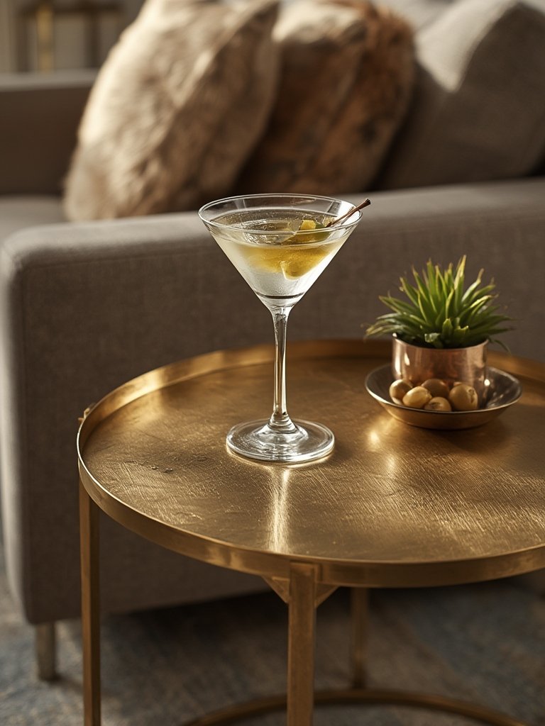 martini table in action