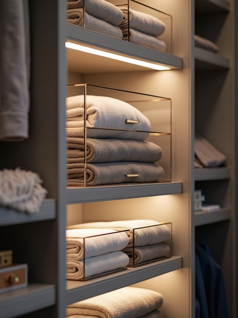 storage bins in action