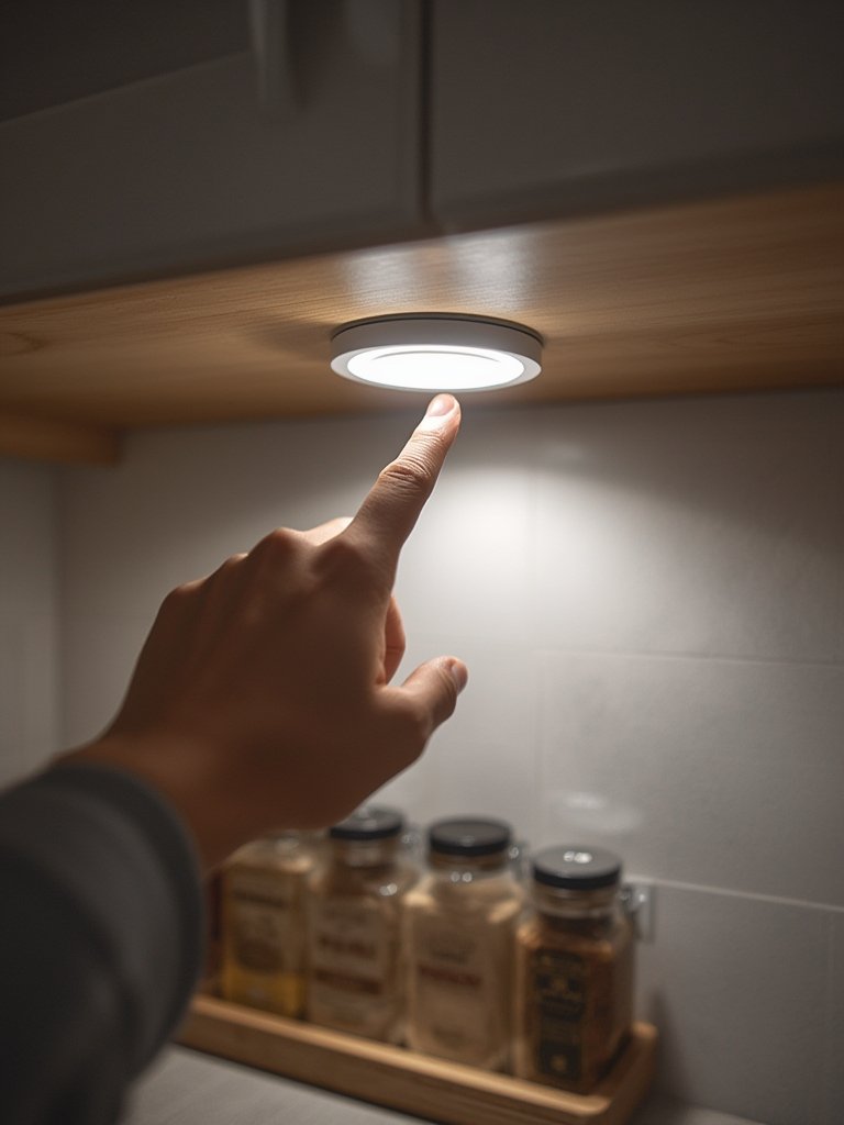 tap lights in action