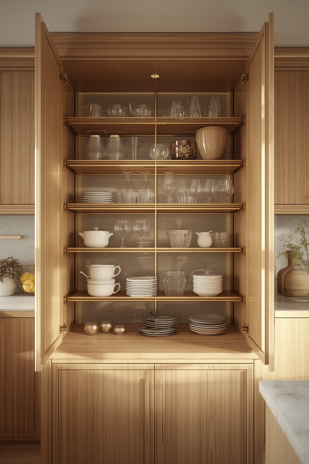 cabinet shelf risers - Illustration 1