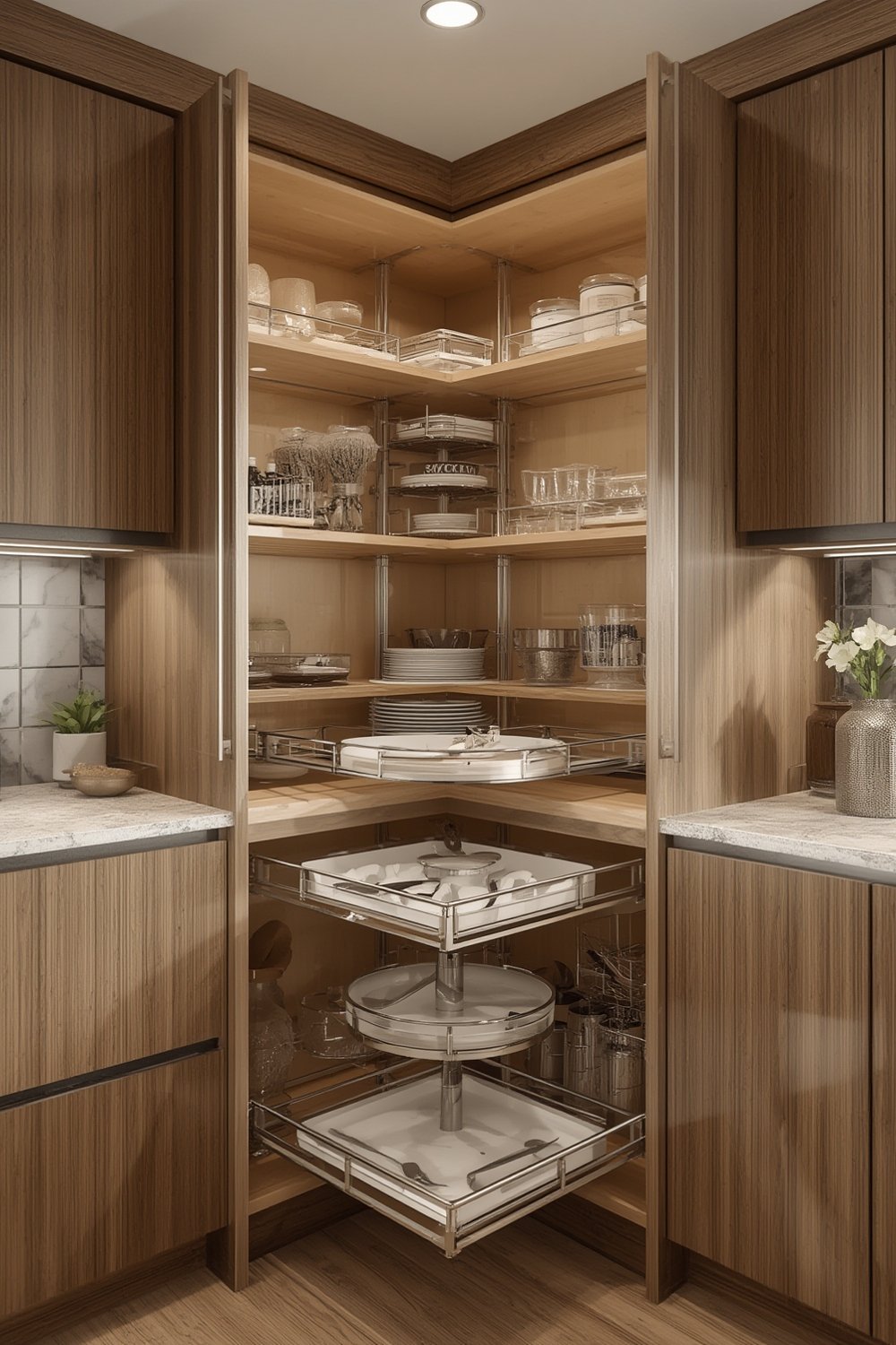 corner cabinet organizers - Illustration 1