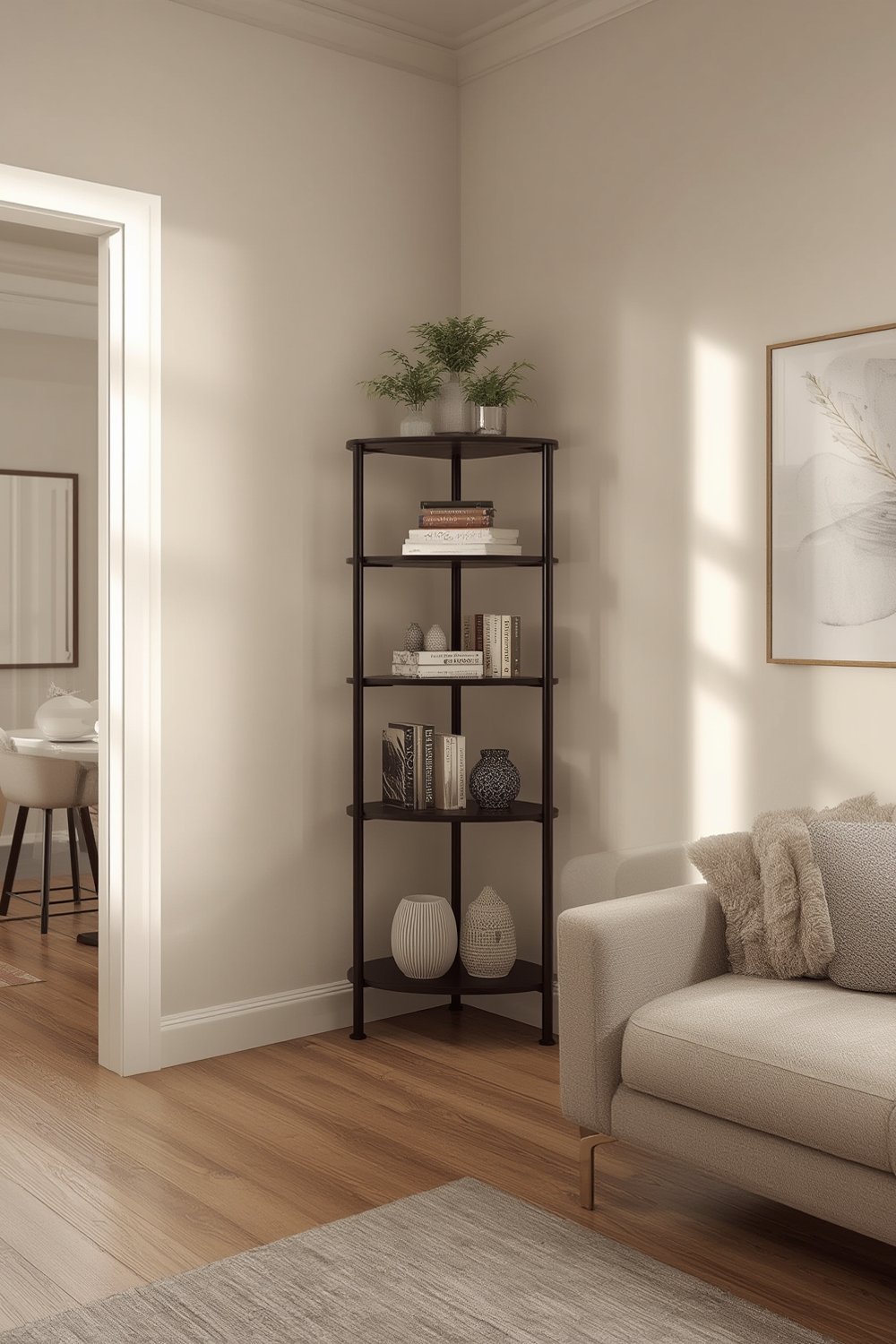 corner shelf product view