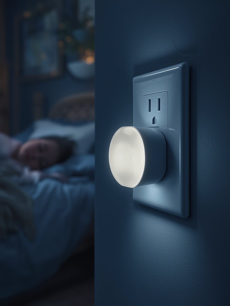 LED nightlight in action