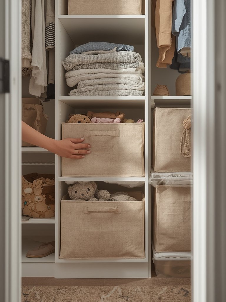 storage cubes in action