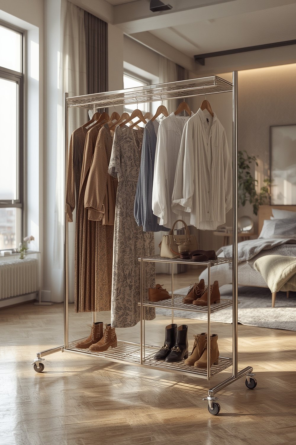 garment rack product view