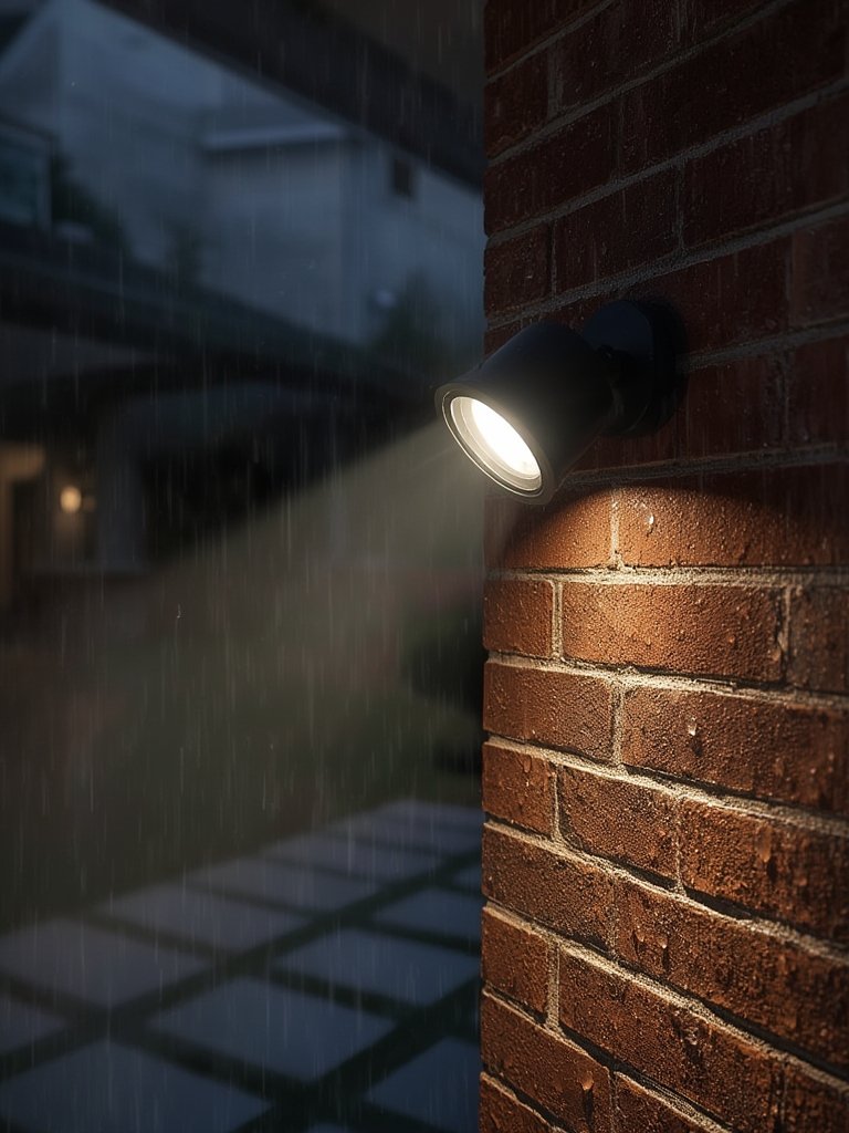 flood light in action