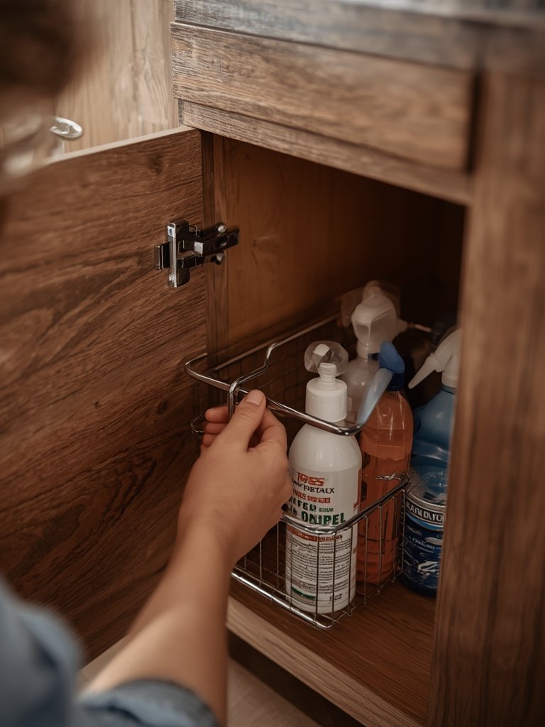 over cabinet door organizers - Illustration 2