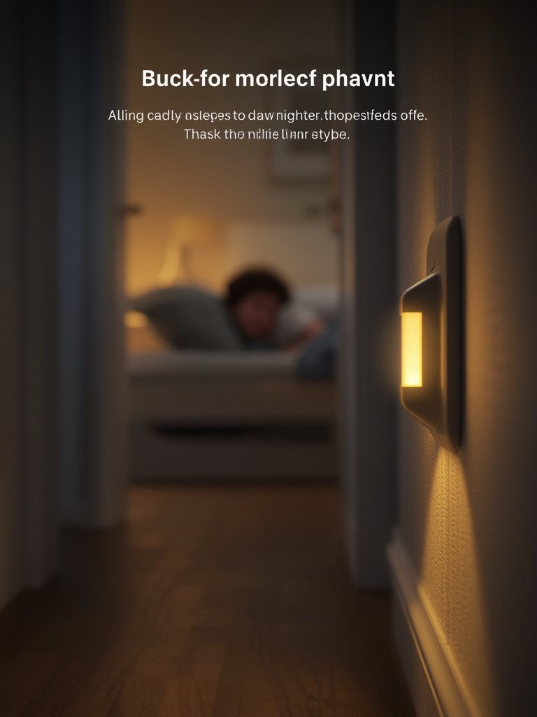 LED nightlight in action