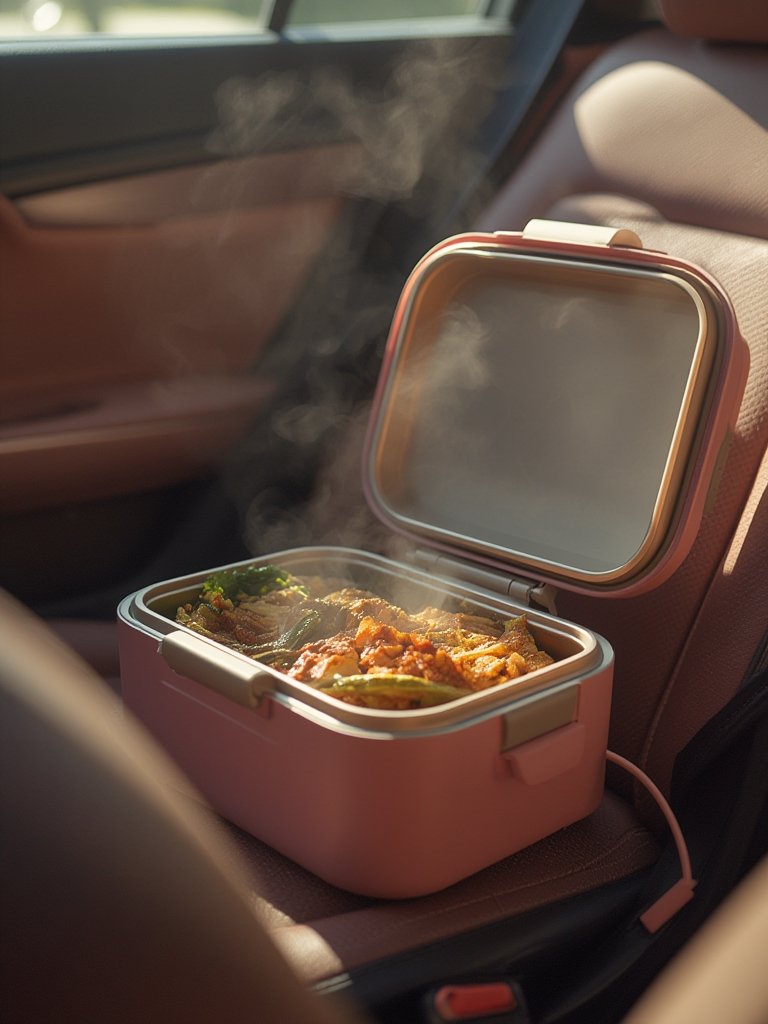 electric lunchbox in action