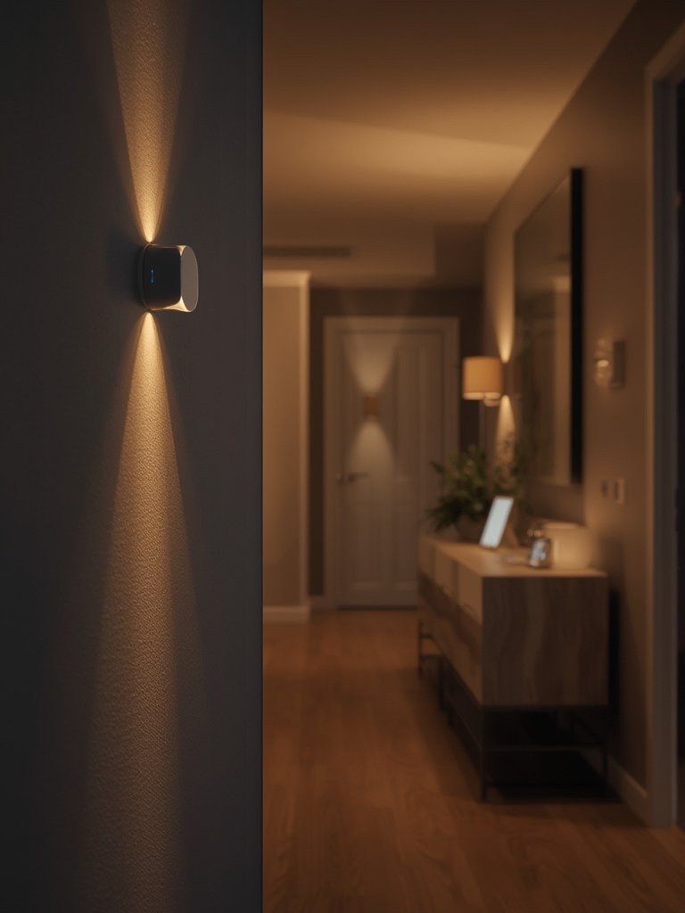 motion sensor in action