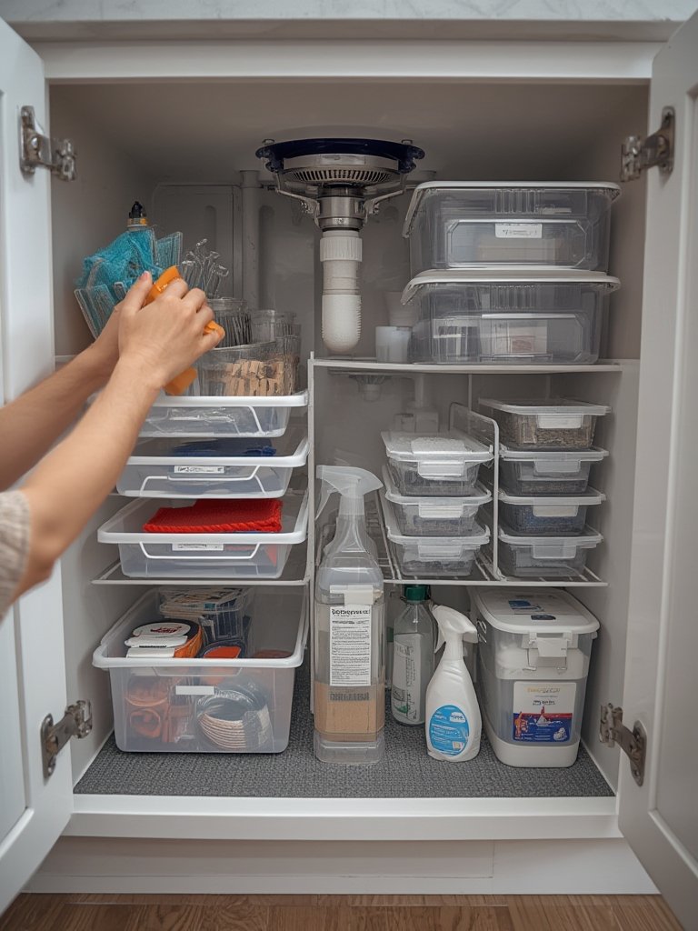 under sink kitchen storage - Illustration 2