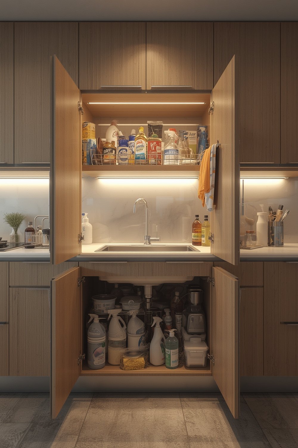 under sink kitchen storage - Illustration 1