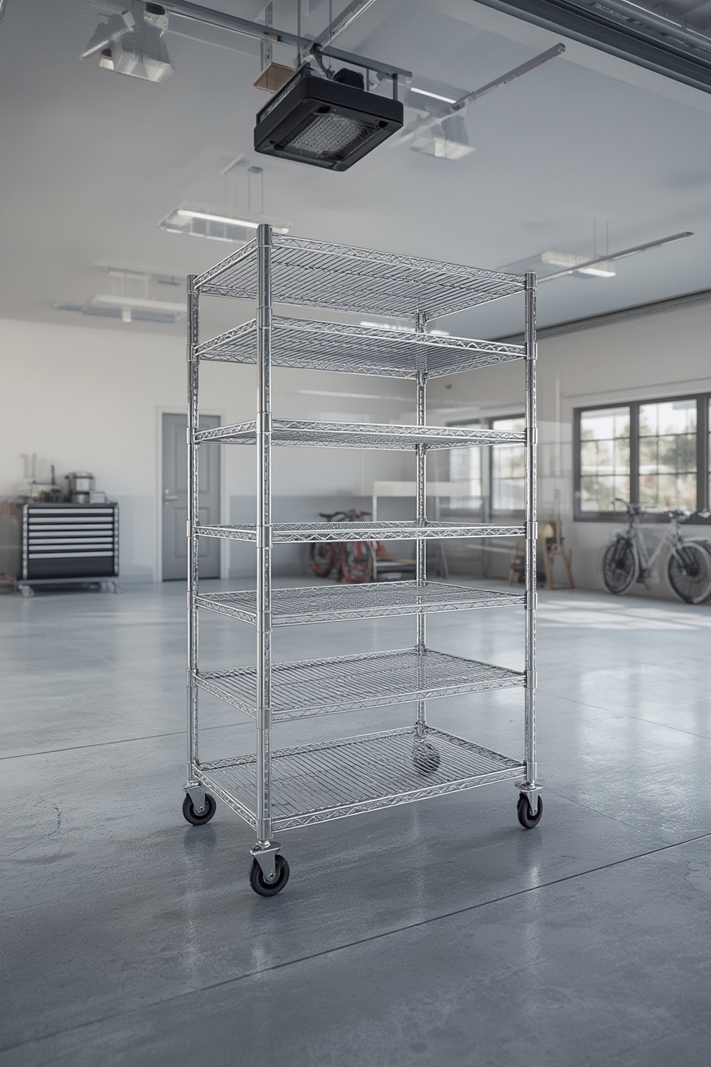 wire shelving product view