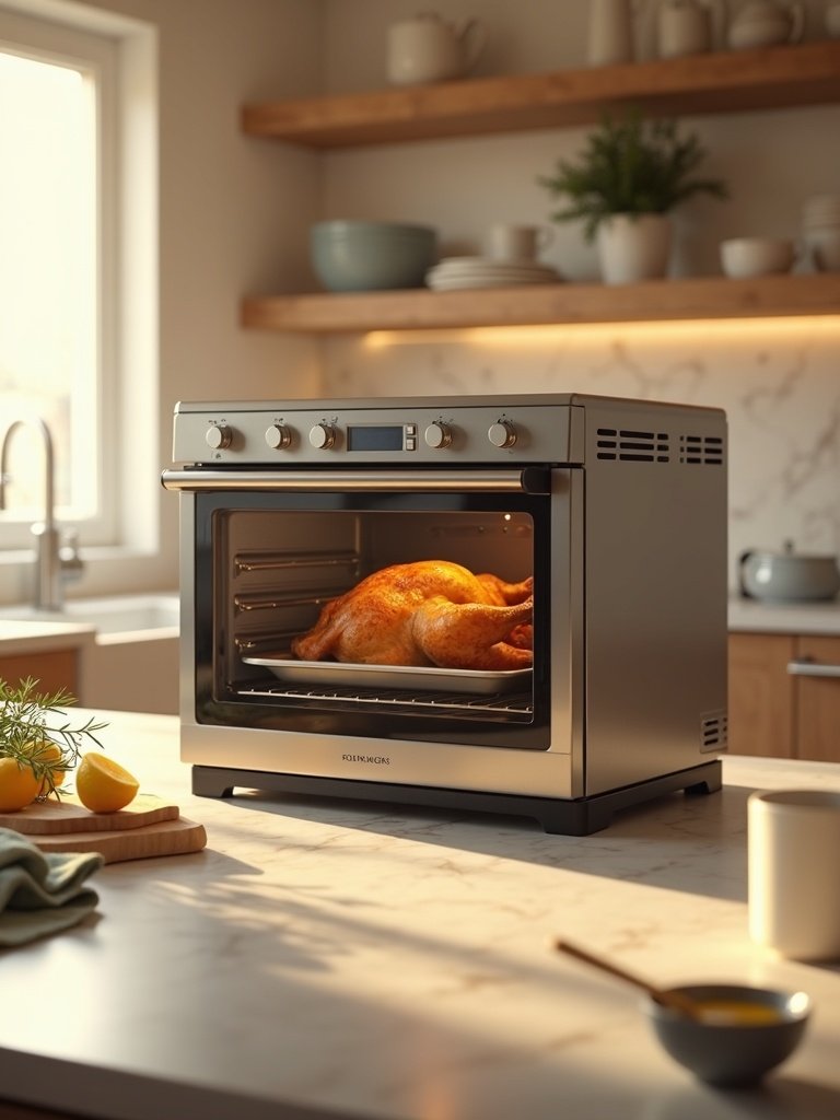 large french door air fryer toaster oven product view