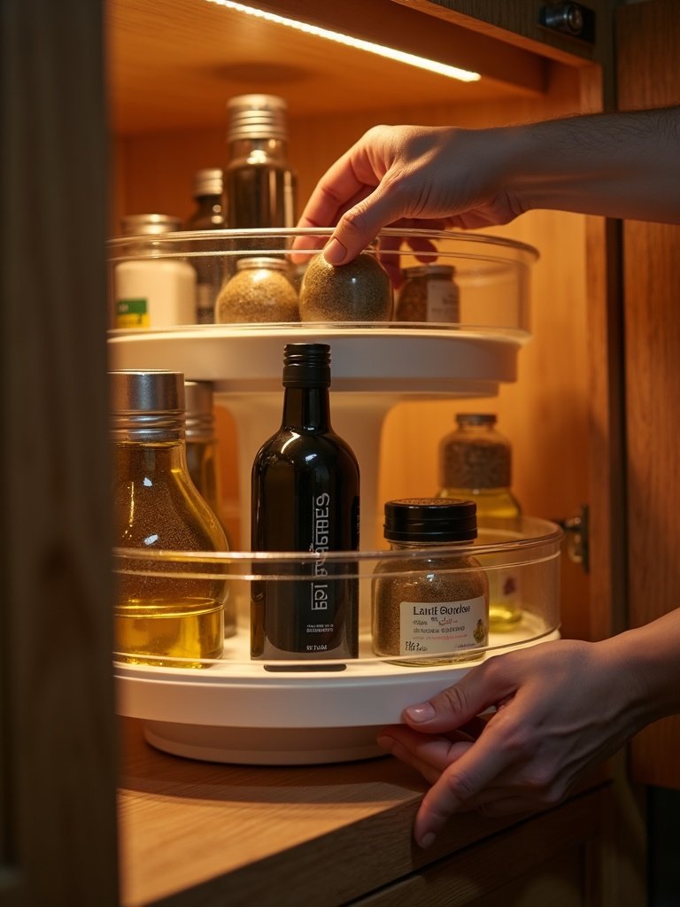 lazy susan in action