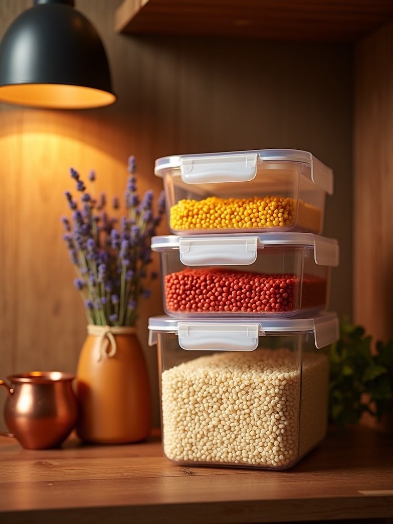 kitchen organizers in action