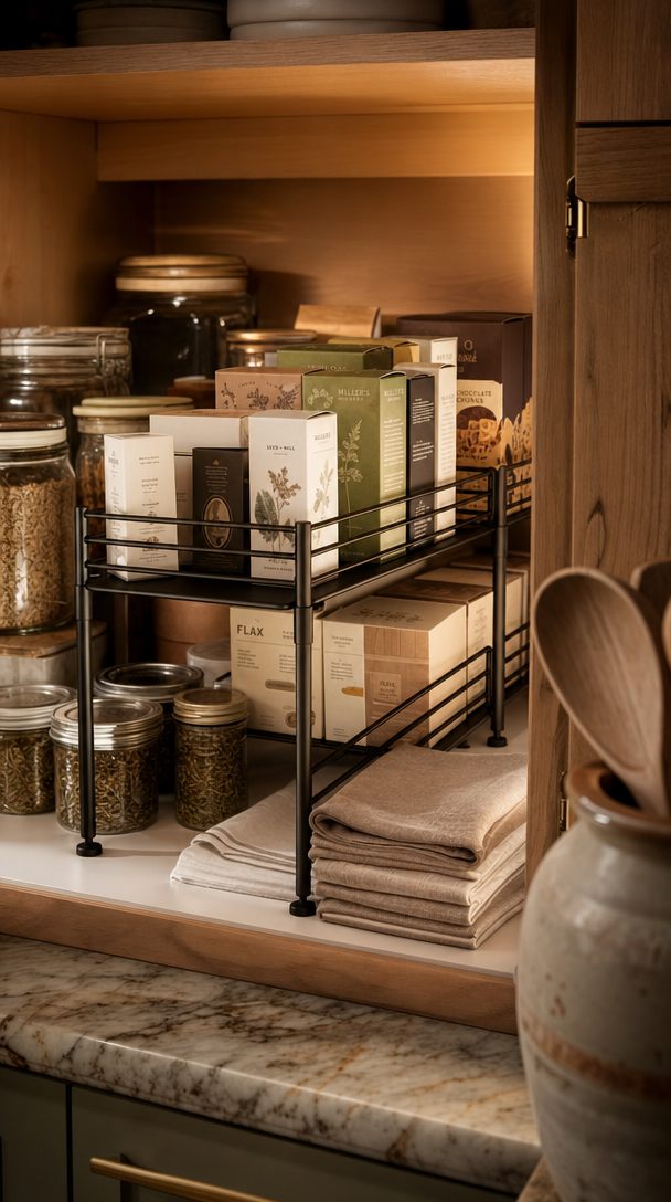 Adjustable Foil Wrap Cabinet Organizer: 7 Best Picks 2026 3 adjustable foil wrap cabinet organizer in action