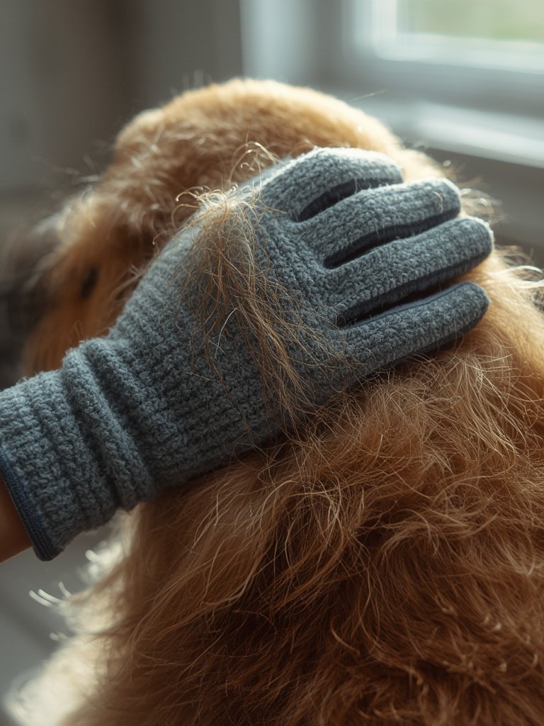 dog grooming gloves - Illustration 2