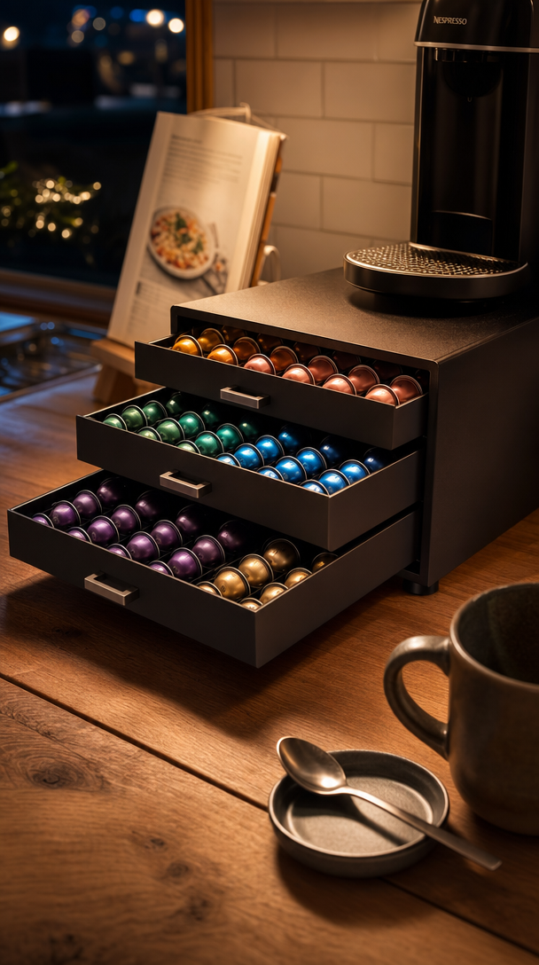 Coffee Pod Organizer Drawer Countertop: 7 Best Proven Tips 3 coffee pod organizer drawer countertop in action