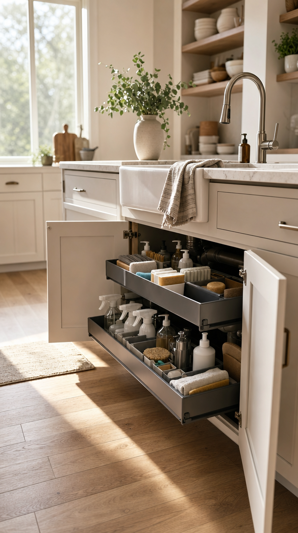 2 Tier Undersink Sliding Organizer: 5 Best Essential Picks 2026 2 2 tier undersink sliding organizer product view