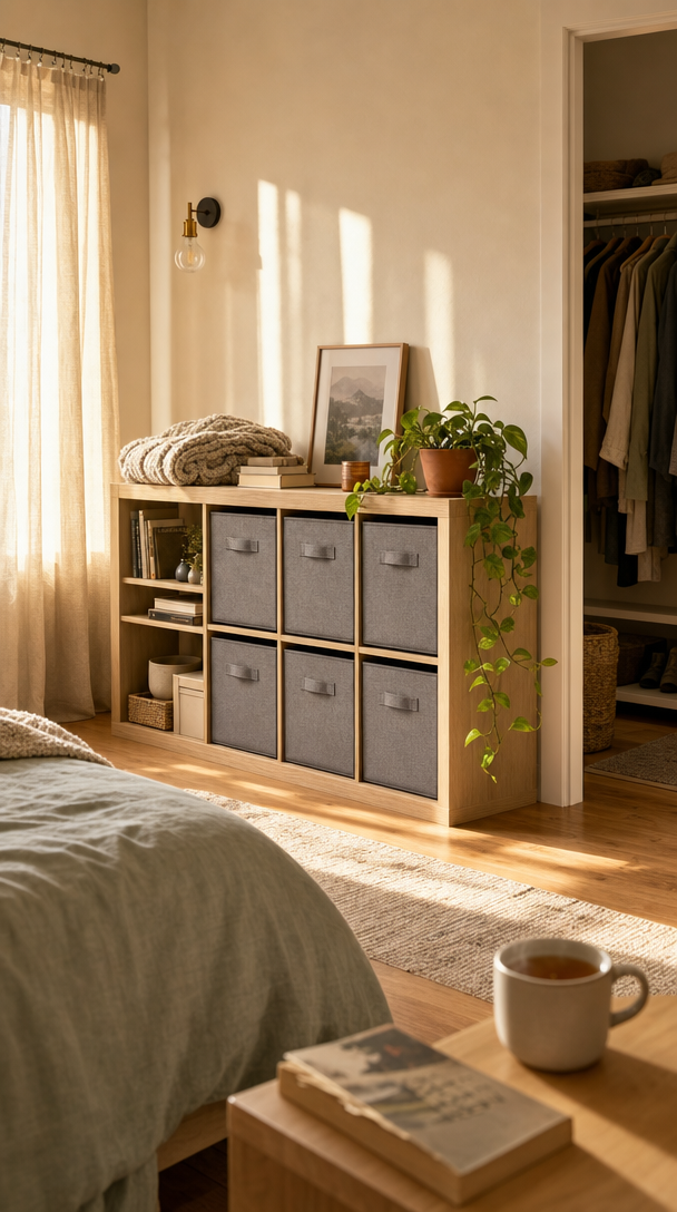 foldable fabric storage cubes closet product view